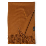 CAVME TOP Grade 100% Cashemere Scarf for Girls Boy Kids Red Christmas Solid Color Scarves Gift 28*180cm 120g CUSTOM Letter - THE PLACE TO BE !!