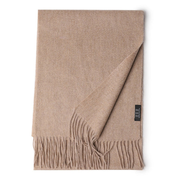 CAVME TOP Grade 100% Cashemere Scarf for Girls Boy Kids Red Christmas Solid Color Scarves Gift 28*180cm 120g CUSTOM Letter