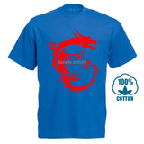 Msi Dragon Gaming Black Tee Size S 3Xl Men'S Cotton T Shirt - THE PLACE TO BE !!