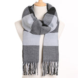 [VIANOSI] 2019 Plaid Winter Scarf Women Warm Foulard Solid Scarves Fashion Casual Scarfs Cashmere Bufandas Hombre - THE PLACE TO BE !!
