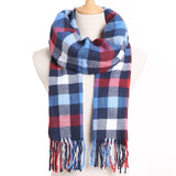 [VIANOSI] 2019 Plaid Winter Scarf Women Warm Foulard Solid Scarves Fashion Casual Scarfs Cashmere Bufandas Hombre - THE PLACE TO BE !!