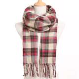 [VIANOSI] 2019 Plaid Winter Scarf Women Warm Foulard Solid Scarves Fashion Casual Scarfs Cashmere Bufandas Hombre - THE PLACE TO BE !!