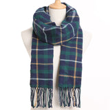 [VIANOSI] 2019 Plaid Winter Scarf Women Warm Foulard Solid Scarves Fashion Casual Scarfs Cashmere Bufandas Hombre - THE PLACE TO BE !!