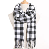 [VIANOSI] 2019 Plaid Winter Scarf Women Warm Foulard Solid Scarves Fashion Casual Scarfs Cashmere Bufandas Hombre - THE PLACE TO BE !!