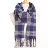 [VIANOSI] 2019 Plaid Winter Scarf Women Warm Foulard Solid Scarves Fashion Casual Scarfs Cashmere Bufandas Hombre - THE PLACE TO BE !!
