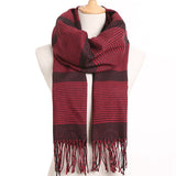 [VIANOSI] 2019 Plaid Winter Scarf Women Warm Foulard Solid Scarves Fashion Casual Scarfs Cashmere Bufandas Hombre - THE PLACE TO BE !!