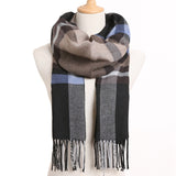 [VIANOSI] 2019 Plaid Winter Scarf Women Warm Foulard Solid Scarves Fashion Casual Scarfs Cashmere Bufandas Hombre - THE PLACE TO BE !!