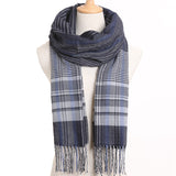 [VIANOSI] 2019 Plaid Winter Scarf Women Warm Foulard Solid Scarves Fashion Casual Scarfs Cashmere Bufandas Hombre - THE PLACE TO BE !!