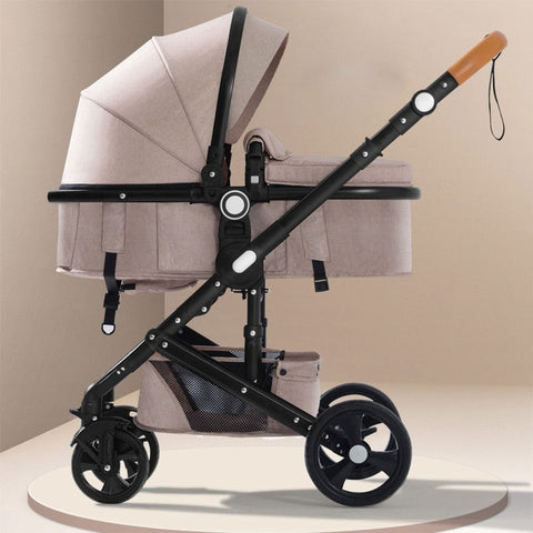 belecoo baby stroller High landscape 2 in 1 baby car two way baby stroller folding portable trolley