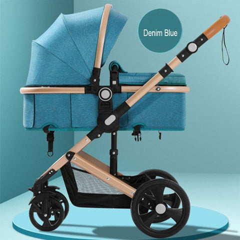 belecoo baby stroller High landscape 2 in 1 baby car two way baby stroller folding portable trolley