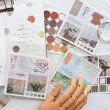 Mohamm Handbook Series Kawaii Cute Sticker Custom Stickers Diary Stationery Flakes Scrapbook 4PCS Decorative Stickers