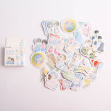 40 Pcs/Pack Kawaii Flowers Pattern Decoracion Diary Christmas Stickers Scrapbooking Stationery Sticker Student Supplies