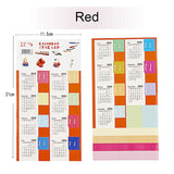 2020 Year Calendar Stickers Index Bookmark Planner Bullet Journal Accessories Decorative Stickers Label Calendar Stationery 2pcs