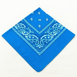 Unisex Men Women Cotton Bandana Hairband Cowboy Mens Biker Sports Headwear Wrist Hairwrap Double Sided Head Wrap Scarf Paisley - THE PLACE TO BE !!
