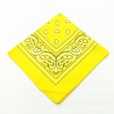 Unisex Men Women Cotton Bandana Hairband Cowboy Mens Biker Sports Headwear Wrist Hairwrap Double Sided Head Wrap Scarf Paisley - THE PLACE TO BE !!