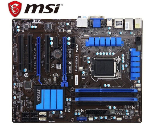 MSI ZH77A-G43 original motherboard DDR3 LGA 1155 for I3 I5 I7 CPU 32GB USB3.0 SATA3 H77 motherboard - THE PLACE TO BE !!