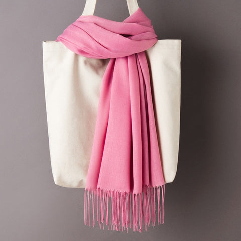 Women Solid Color Cashmere Scarves with Tassel 2019 Autumn New Soft Warm Lady Girls Wraps Thin Long Scarf Female Shawl Men Scarf