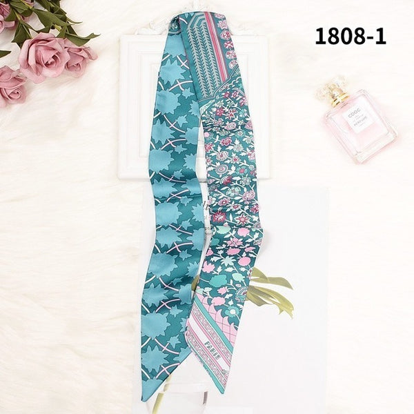 Brand Luxury 6colors Women Sharp-angled Scarf Water Glass Cup Prints Long Wraps Scarves Shawl Handkerchief Bag Decor