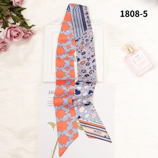 Brand Luxury 6colors Women Sharp-angled Scarf Water Glass Cup Prints Long Wraps Scarves Shawl Handkerchief Bag Decor
