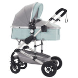 3 in 1 Multifunctional Baby Stroller Folding Carriage High Landscape Gold Red Baby Stroller Newborn Stroller Mother Assistant - THE PLACE TO BE !!