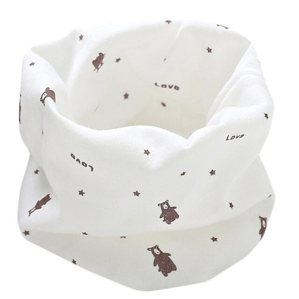 Spring Autumn Children's Cotton Scarf Baby Kids Scarf Winter Boys Girls Cartoon Scarves Child Collar O Ring Magic Neckerchief