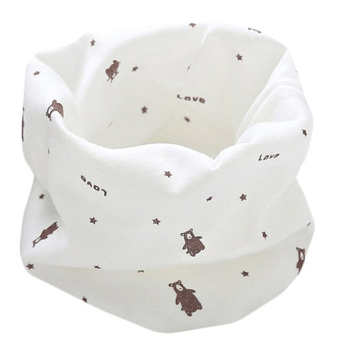 Spring Autumn Children's Cotton Scarf Baby Kids Scarf Winter Boys Girls Cartoon Scarves Child Collar O Ring Magic Neckerchief