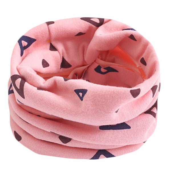 Spring Autumn Winter Children Cotton Scarf For 0-10 Years Old Kids Boy Girl Neck Collar Baby Cartoon Scarves Fashion Warm Collar