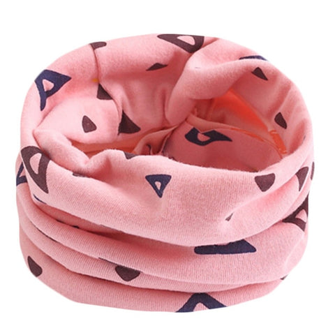 Spring Autumn Winter Children Cotton Scarf For 0-10 Years Old Kids Boy Girl Neck Collar Baby Cartoon Scarves Fashion Warm Collar