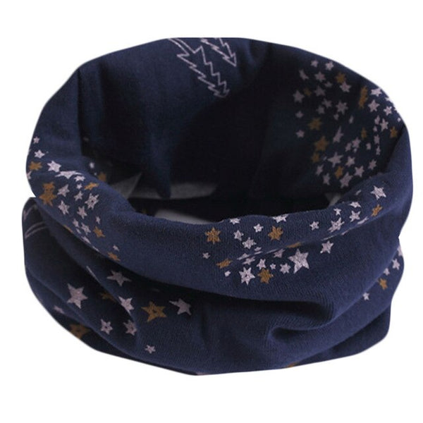 Spring Autumn Winter Children Cotton Scarf For 0-10 Years Old Kids Boy Girl Neck Collar Baby Cartoon Scarves Fashion Warm Collar