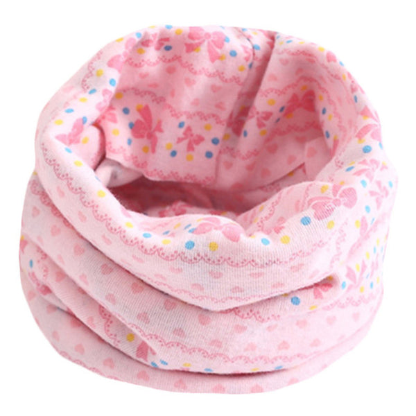 Spring Autumn Winter Children Cotton Scarf For 0-10 Years Old Kids Boy Girl Neck Collar Baby Cartoon Scarves Fashion Warm Collar