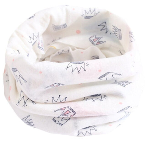 Spring Autumn Winter Children Cotton Scarf For 0-10 Years Old Kids Boy Girl Neck Collar Baby Cartoon Scarves Fashion Warm Collar