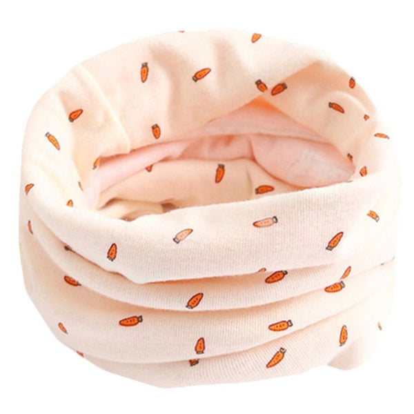 Spring Autumn Winter Children Cotton Scarf For 0-10 Years Old Kids Boy Girl Neck Collar Baby Cartoon Scarves Fashion Warm Collar