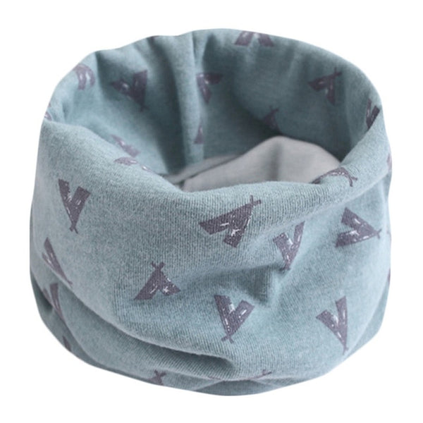 Spring Autumn Winter Children Cotton Scarf For 0-10 Years Old Kids Boy Girl Neck Collar Baby Cartoon Scarves Fashion Warm Collar