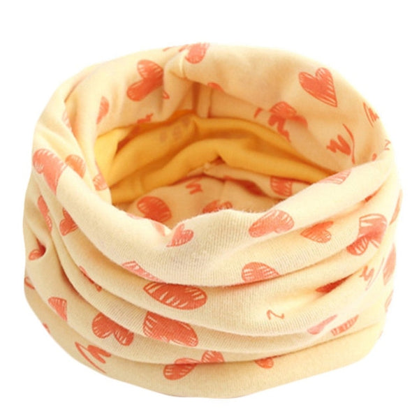 Spring Autumn Winter Children Cotton Scarf For 0-10 Years Old Kids Boy Girl Neck Collar Baby Cartoon Scarves Fashion Warm Collar