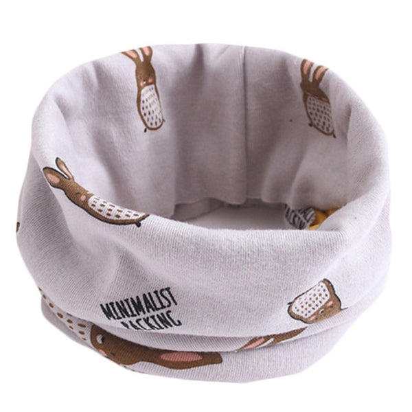 Spring Autumn Winter Children Cotton Scarf For 0-10 Years Old Kids Boy Girl Neck Collar Baby Cartoon Scarves Fashion Warm Collar
