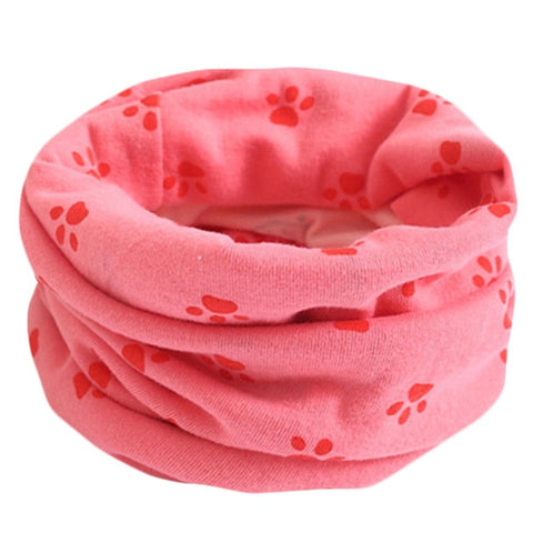 Spring Autumn Winter Children Cotton Scarf For 0-10 Years Old Kids Boy Girl Neck Collar Baby Cartoon Scarves Fashion Warm Collar