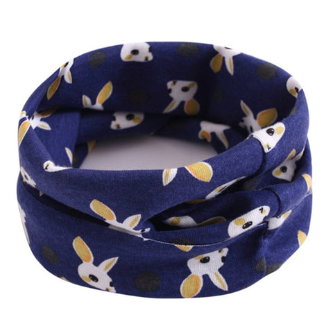 Spring Autumn Winter Children Cotton Scarf For 0-10 Years Old Kids Boy Girl Neck Collar Baby Cartoon Scarves Fashion Warm Collar