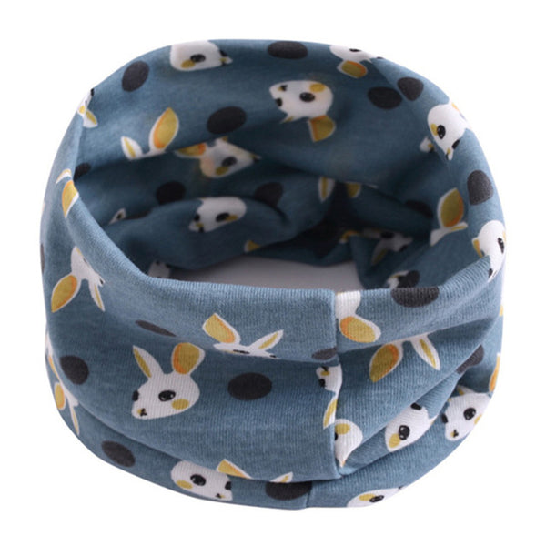 Spring Autumn Winter Children Cotton Scarf For 0-10 Years Old Kids Boy Girl Neck Collar Baby Cartoon Scarves Fashion Warm Collar