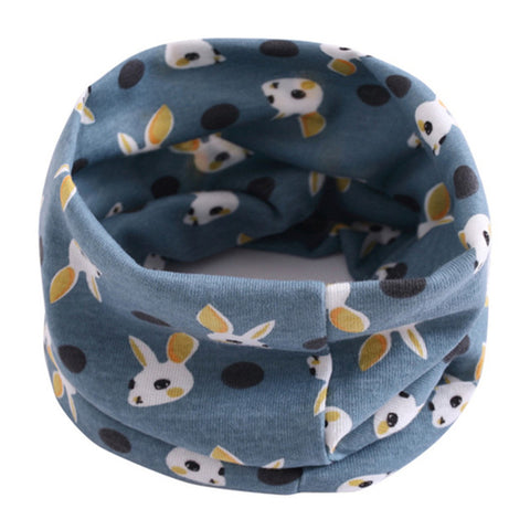 Spring Autumn Winter Children Cotton Scarf For 0-10 Years Old Kids Boy Girl Neck Collar Baby Cartoon Scarves Fashion Warm Collar