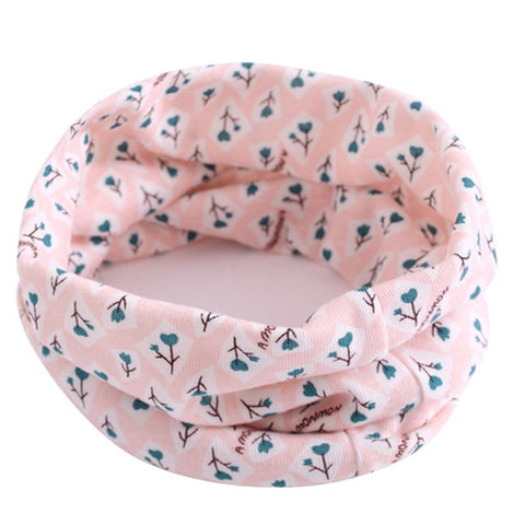Spring Autumn Winter Children Cotton Scarf For 0-10 Years Old Kids Boy Girl Neck Collar Baby Cartoon Scarves Fashion Warm Collar
