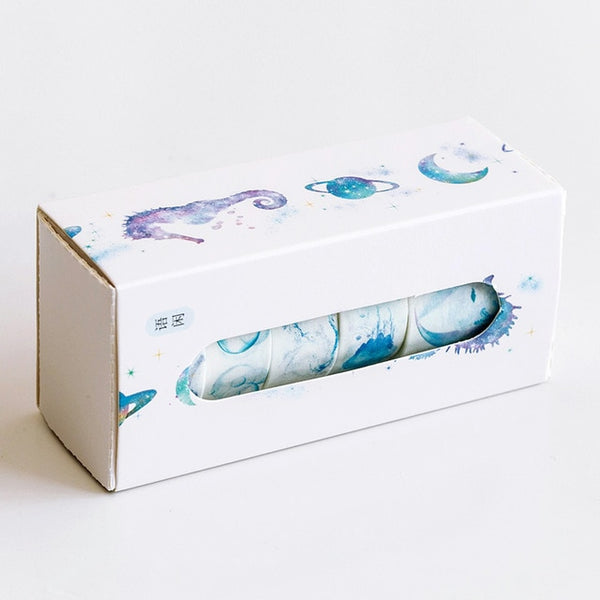 5 Pcs/Box Beautiful Flower washi tape DIY decoration scrapbooking planner masking tape adhesive tape label sticker stationery