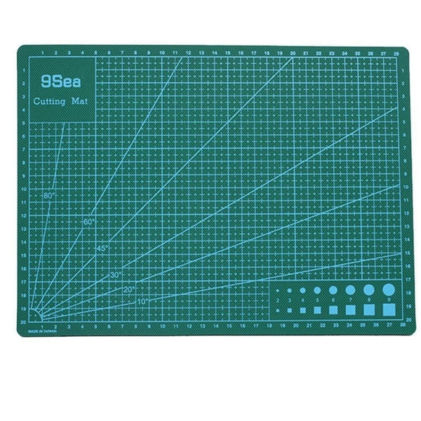A3 /A4PVC Rectangle Grid Lines Cutting Mat Tool Plastic Cutting Board Mat Double-sided Cutting Pad Craft DIY Cut Tools