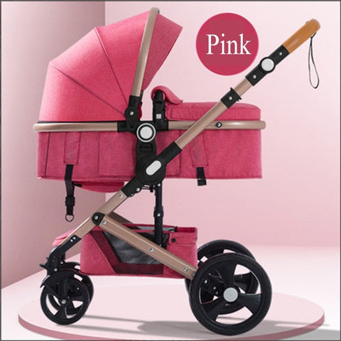 belecoo baby stroller High landscape 2 in 1 baby car two way baby stroller folding portable trolley