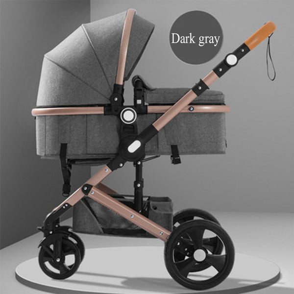 belecoo baby stroller High landscape 2 in 1 baby car two way baby stroller folding portable trolley