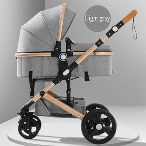 belecoo baby stroller High landscape 2 in 1 baby car two way baby stroller folding portable trolley