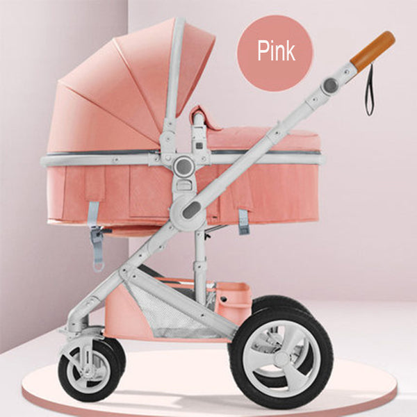 belecoo baby stroller High landscape 2 in 1 baby car two way baby stroller folding portable trolley