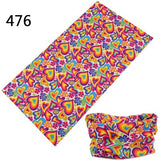 Skull Design Series Scarf Variety Tube Half Face Mask Halloween Headband Bandana Headwear Bicycle Head Scarf Snowboard Headscarf - THE PLACE TO BE !!