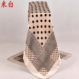 Large Hijab Scarf For Women Flower Print Silk Satin Head Scarfs Female 90*90cm Fashion Kerchief Square Shawl Scarves For Ladies - THE PLACE TO BE !!