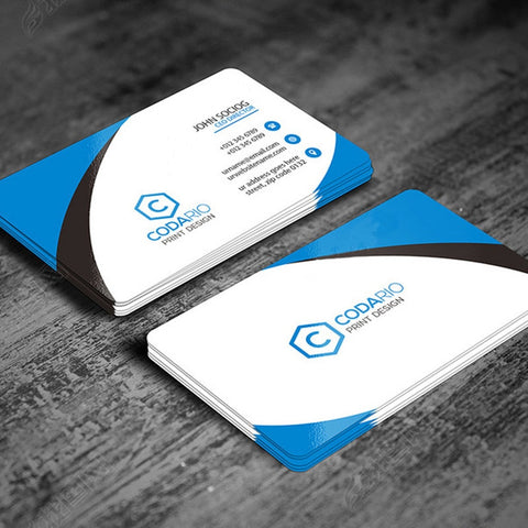 Free design 200/500sheets custom business cards Logo card printing paper calling card, Both Side paper visiting card