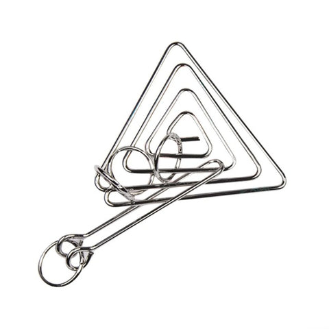 8pcs/Set Materials Metal Montessori Puzzle Wire IQ Mind Brain Teaser Puzzles for Children Adults Anti-Stress Reliever Toys Gifts